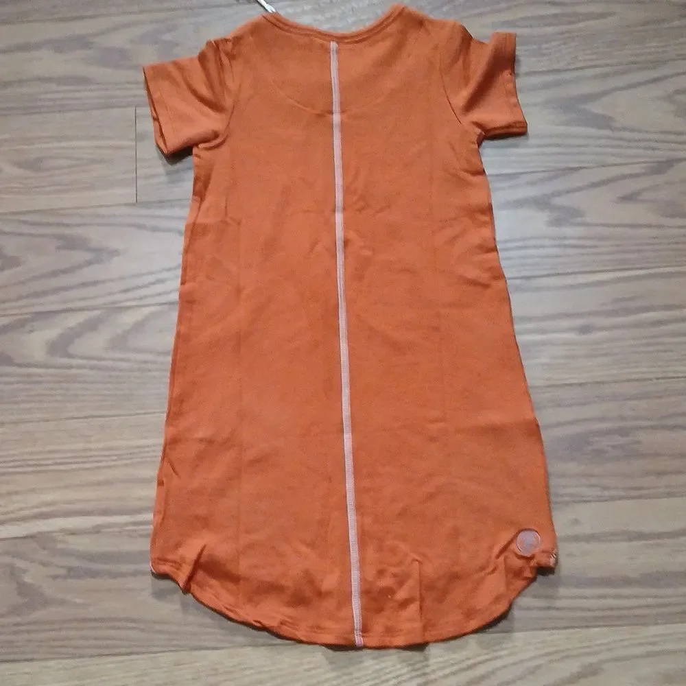 Toora Loora rust orange short sleeve fall dress Sz 3T  Super Soft